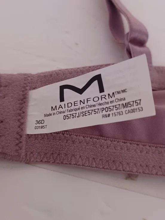 NWOT Maidenform Lace-Trim Push-Up Bra in Tan. Heavy Padding Size 36D - Picture 5 of 6